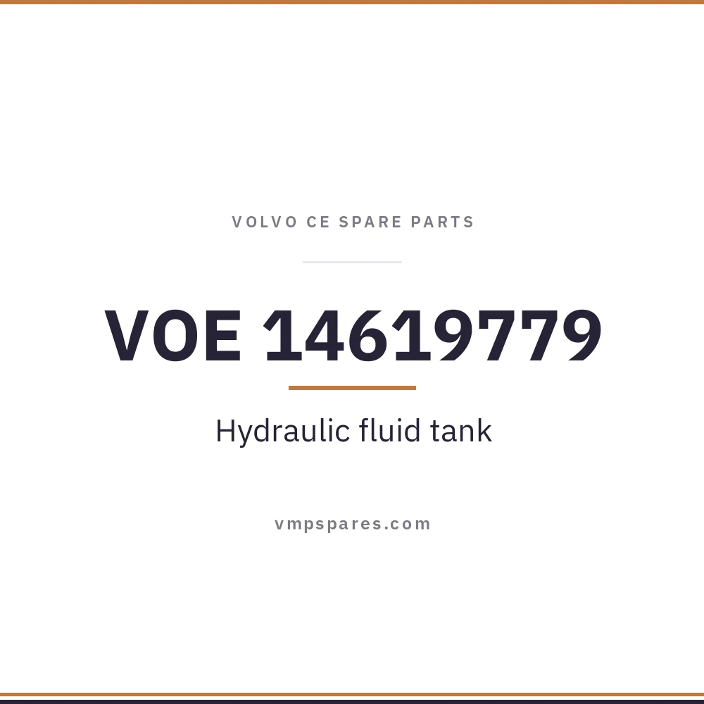 VOE 14619779 – Hydraulic fluid tank