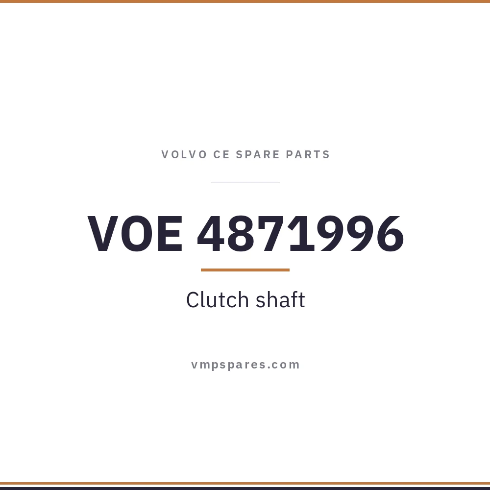 VOE 4871996 – Clutch shaft