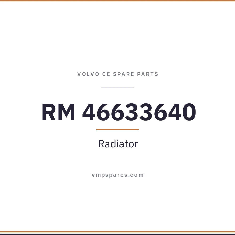 RM 46633640 – Radiator