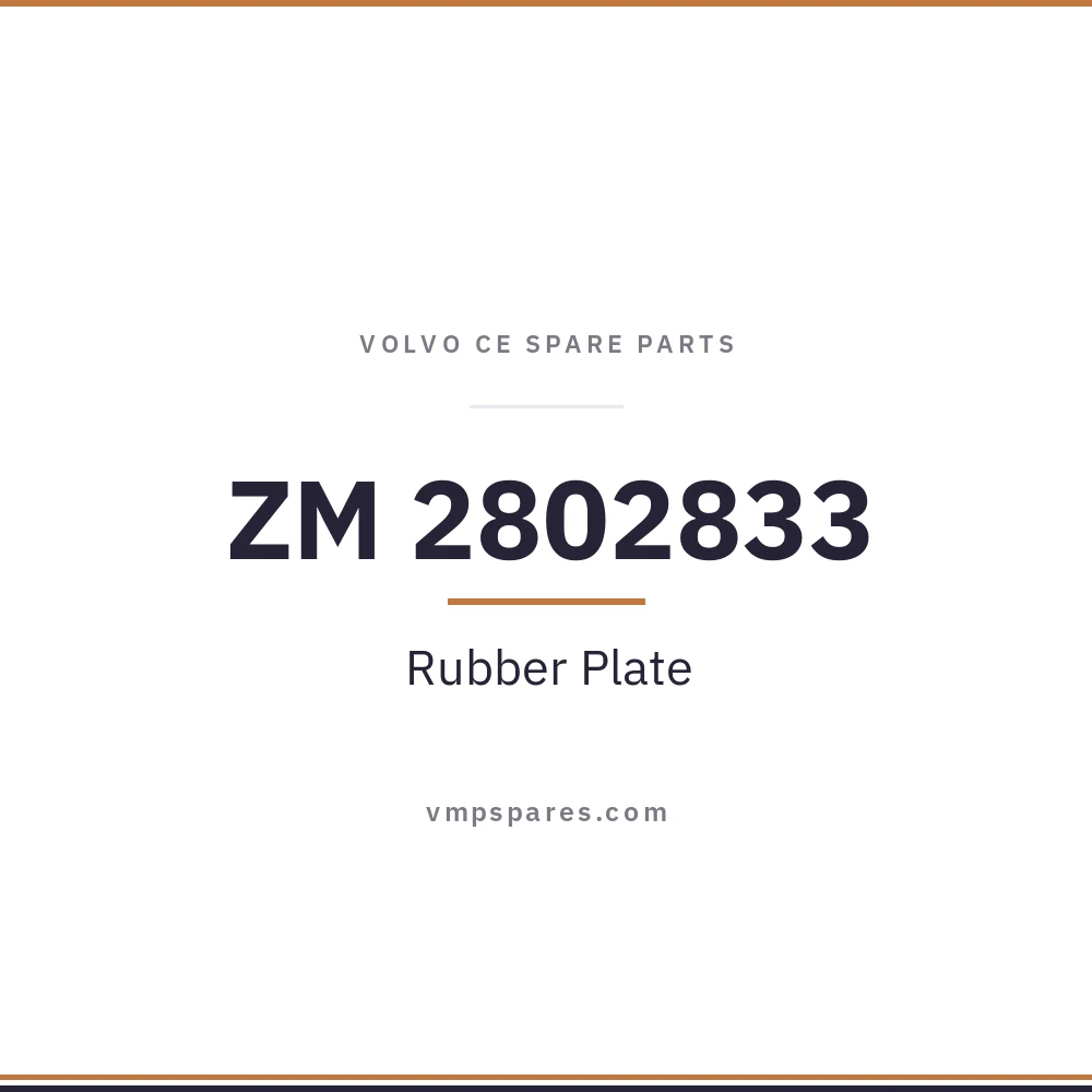 ZM 2802833 – Rubber Plate