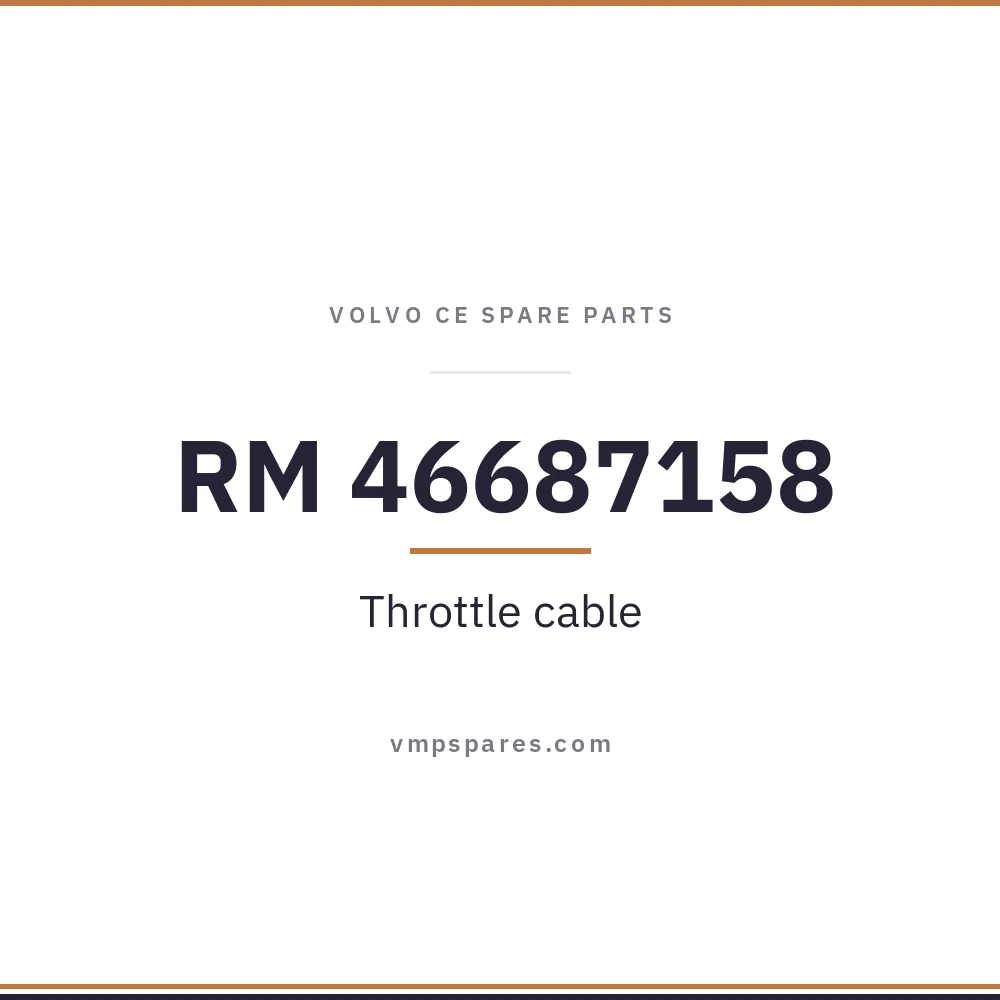 RM 46687158 – Throttle cable