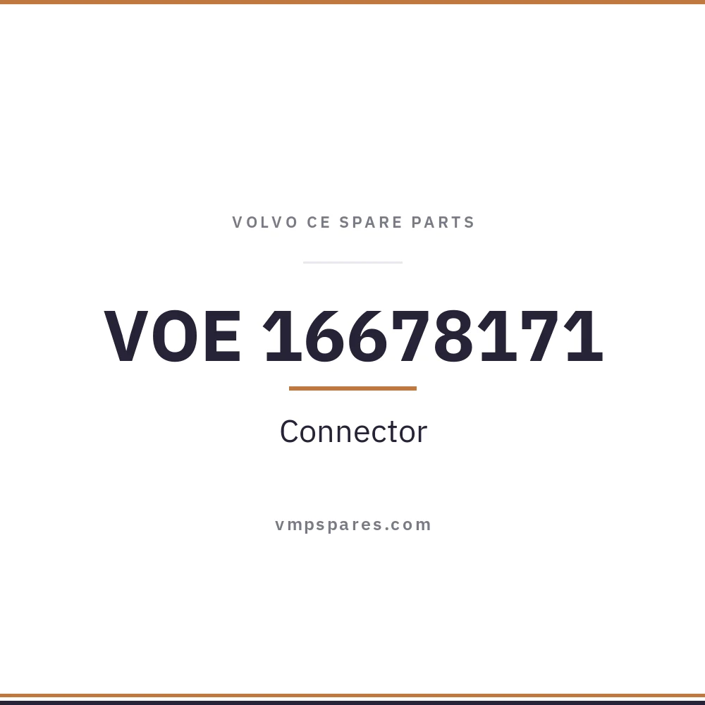 VOE 16678171 – Connector