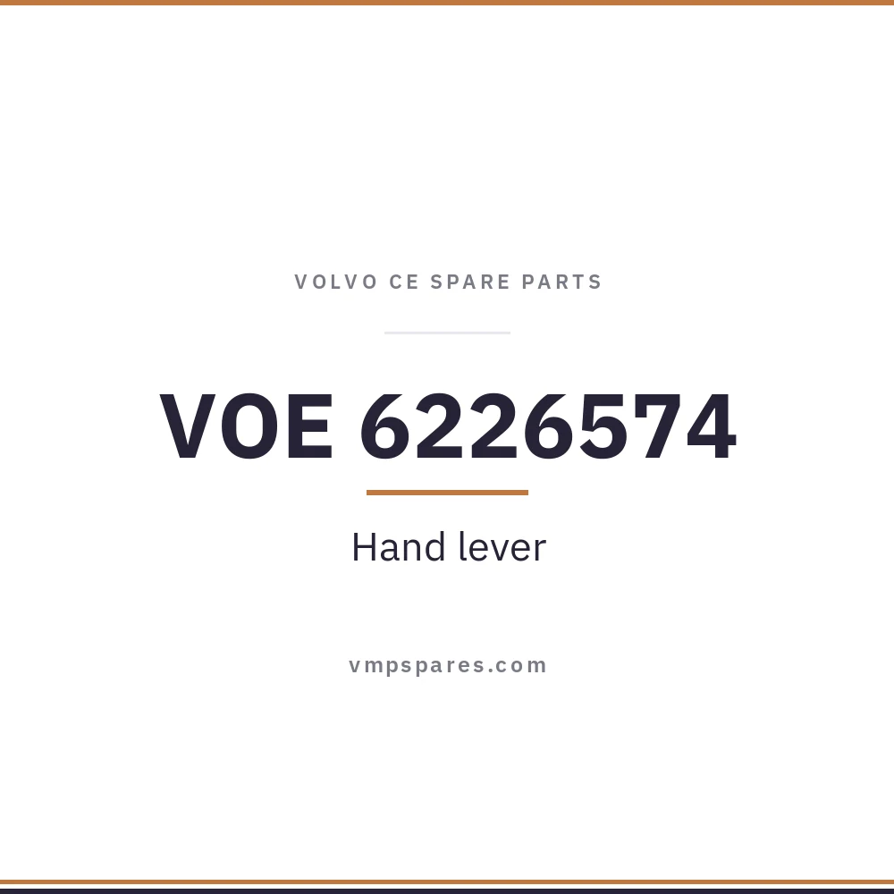 VOE 6226574 – Hand lever