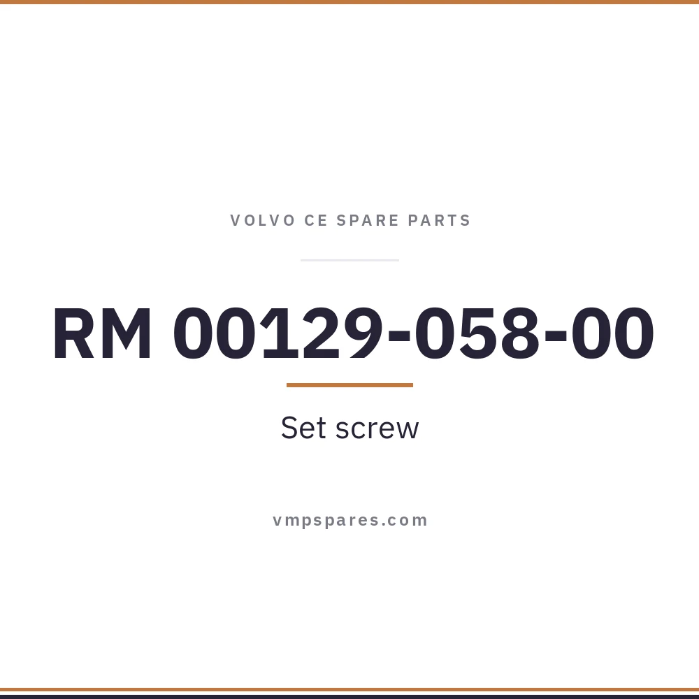 RM 00129-058-00 – Set screw