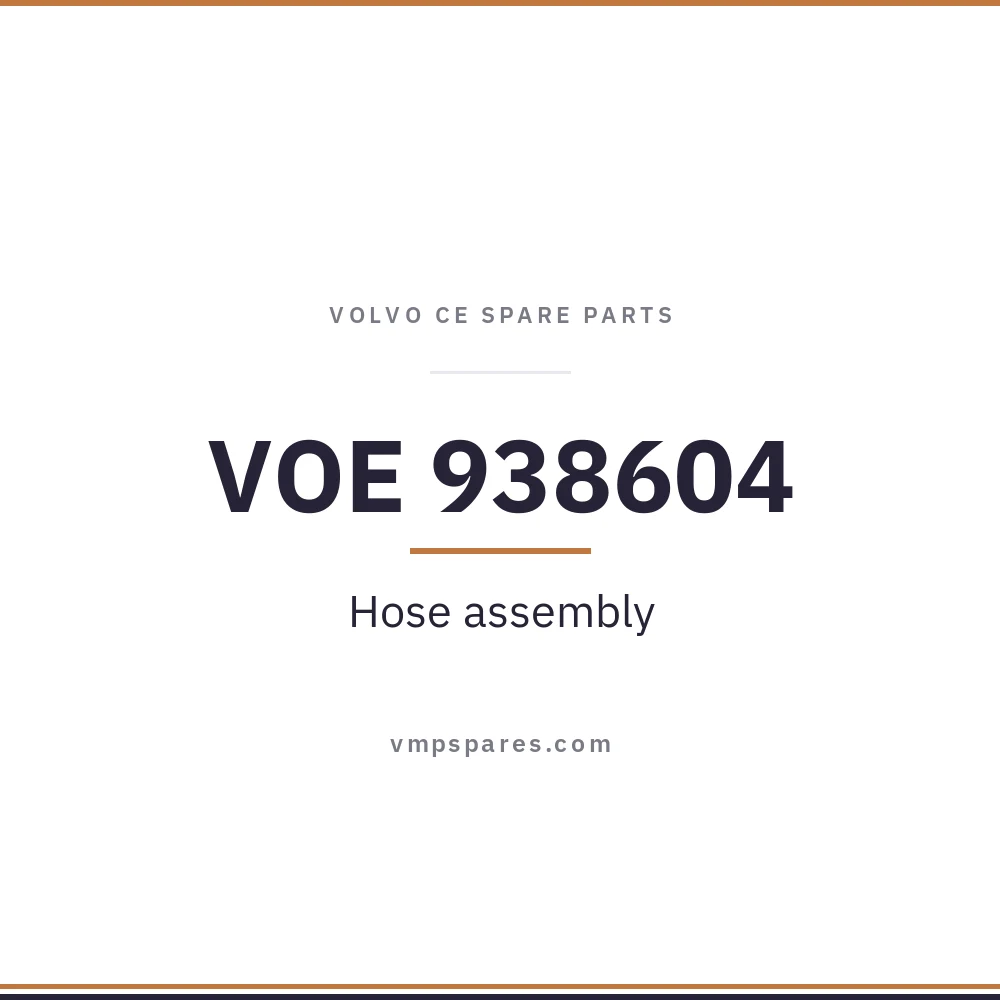 VOE 938604 – Hose assembly