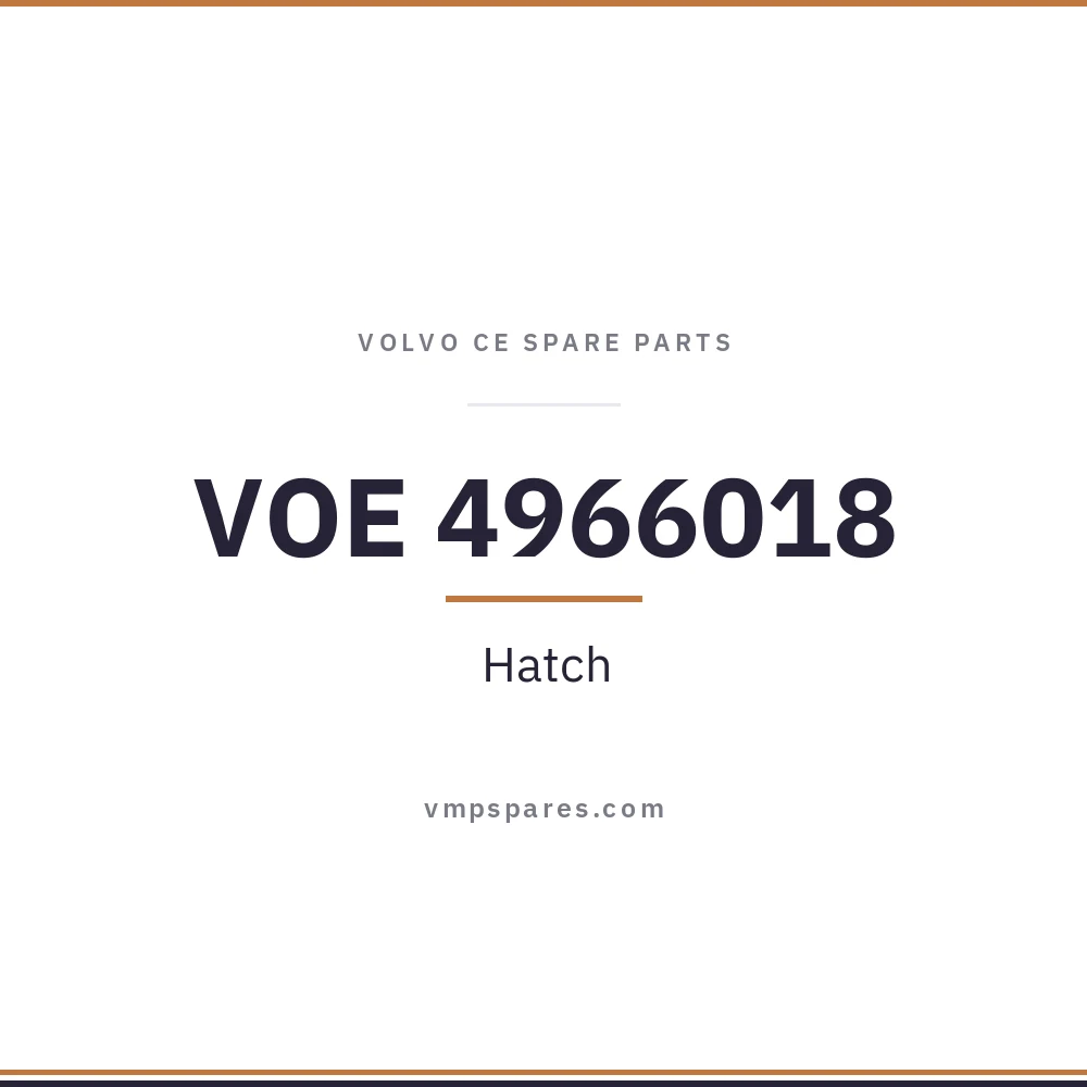 VOE 4966018 – Hatch