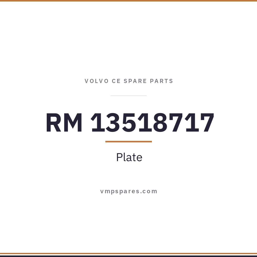 RM 13518717 – Plate