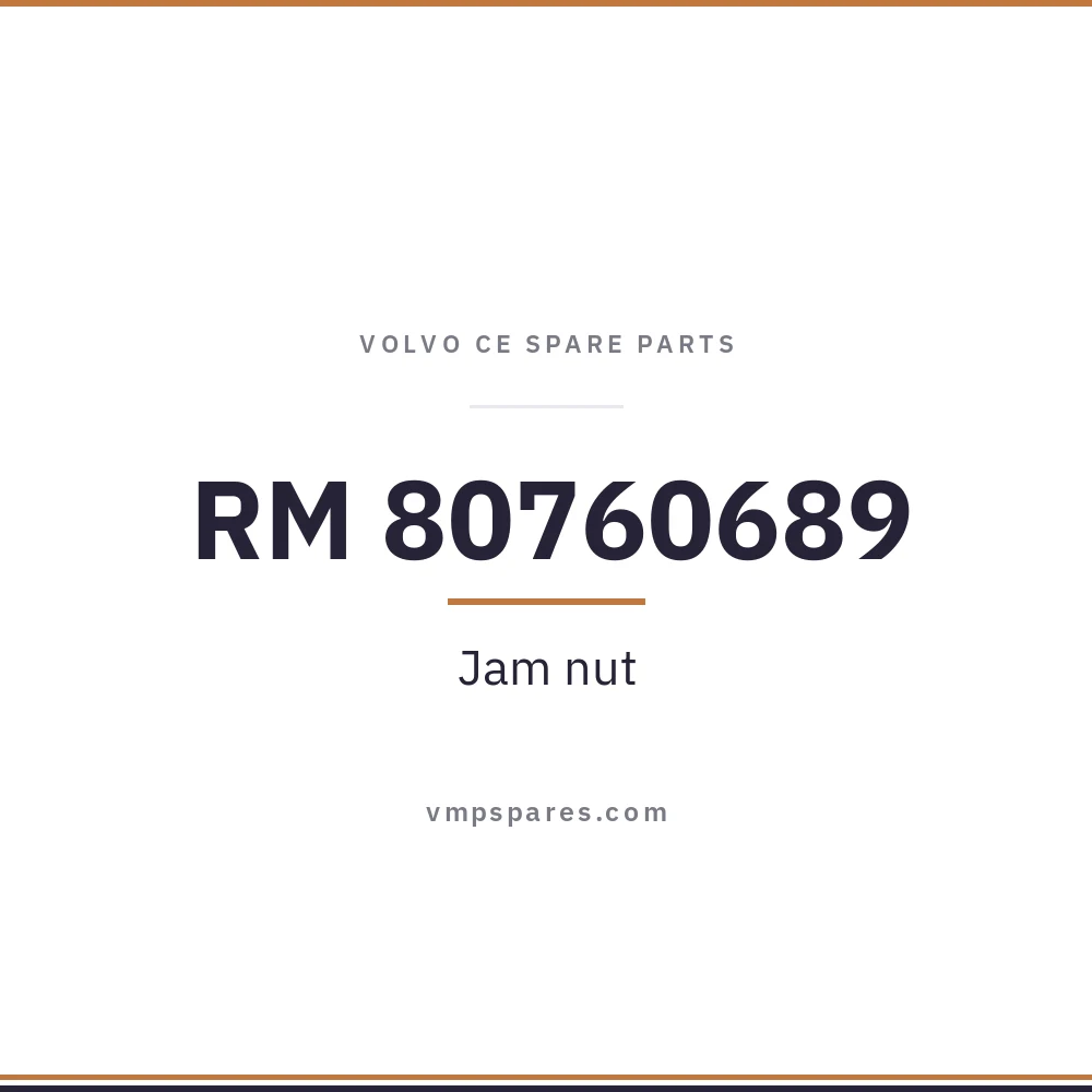 RM 80760689 – Jam nut