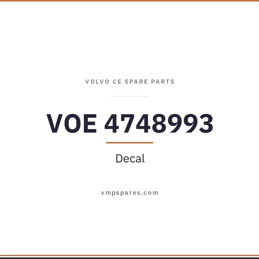 VOE 4748993 – Decal