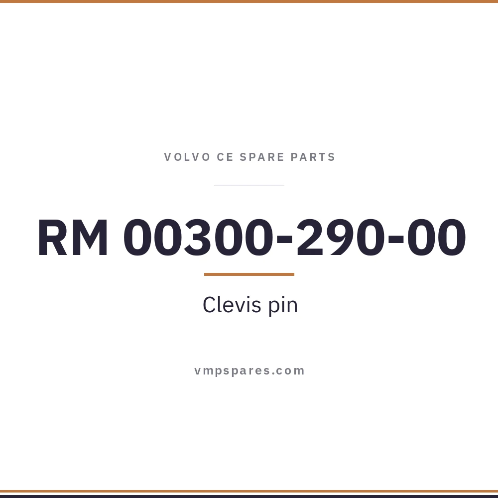 RM 00300-290-00 – Clevis pin
