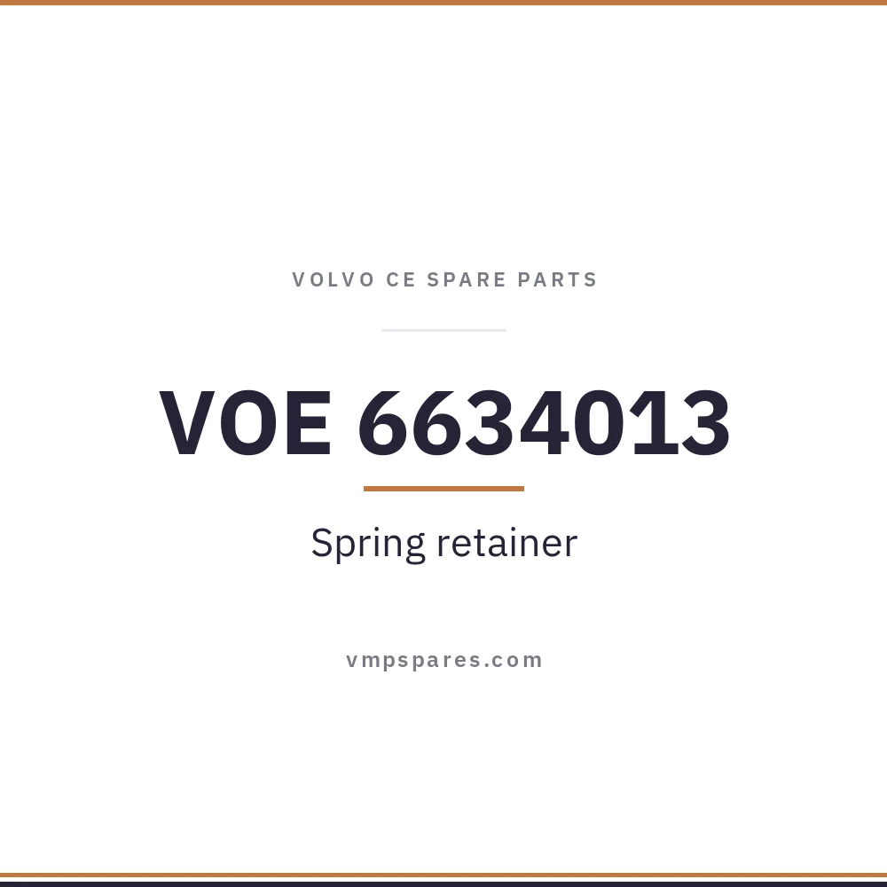 VOE 6634013 – Spring retainer
