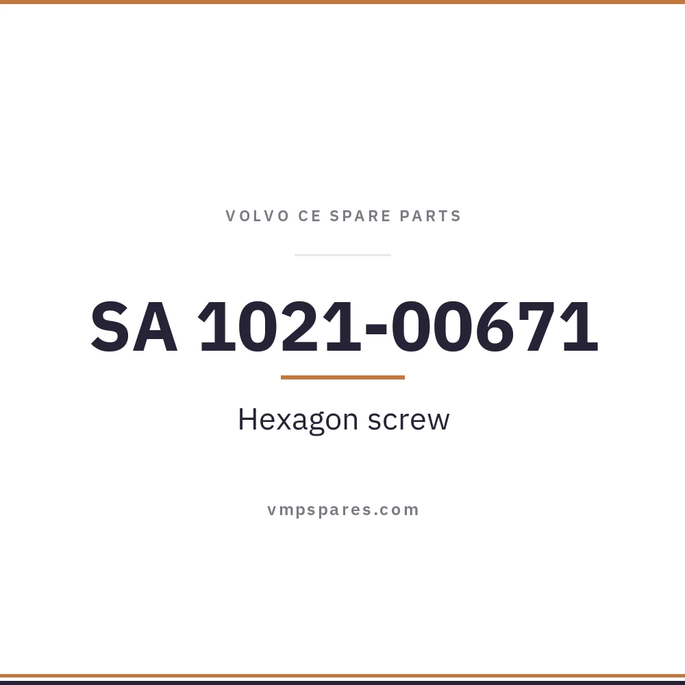 SA 1021-00671 – Hexagon screw