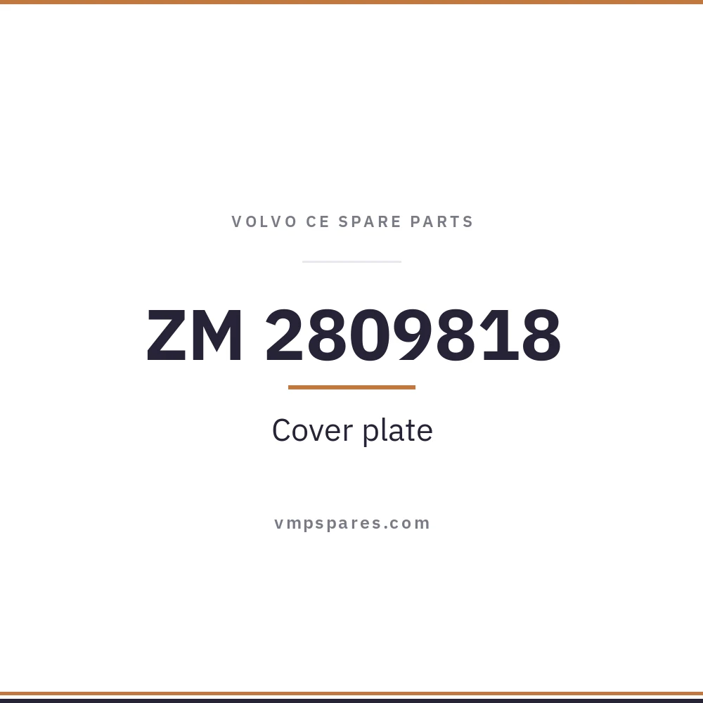 ZM 2809818 – Cover plate