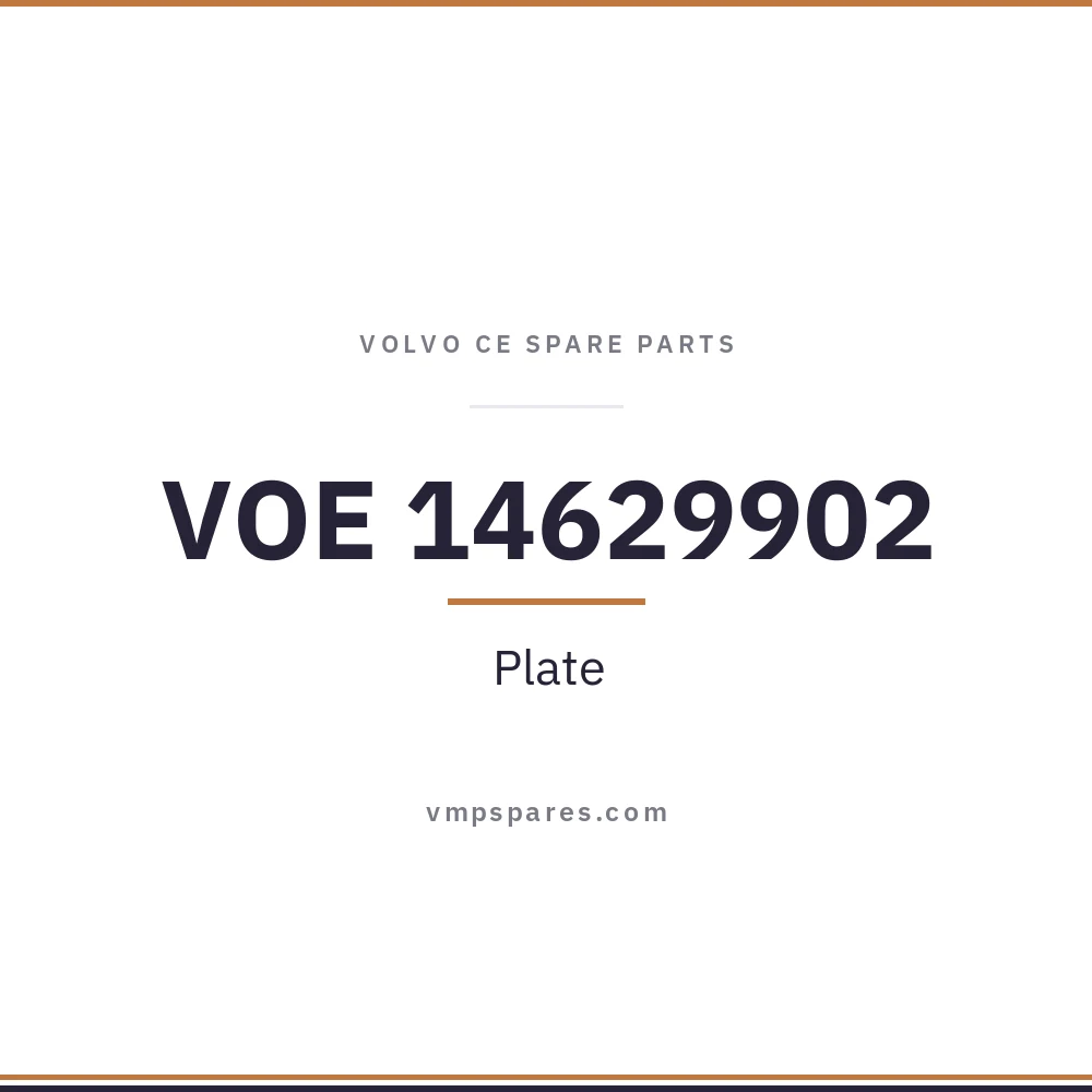 VOE 14629902 – Plate