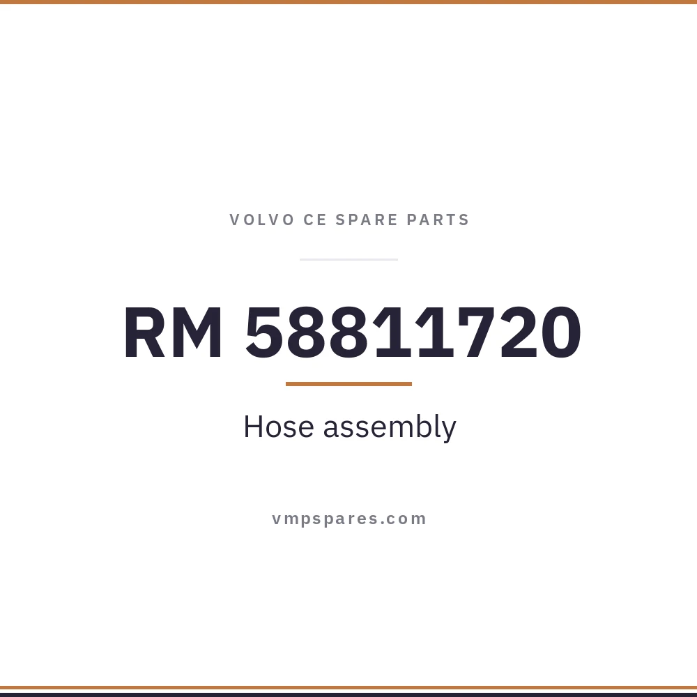 RM 58811720 – Hose assembly