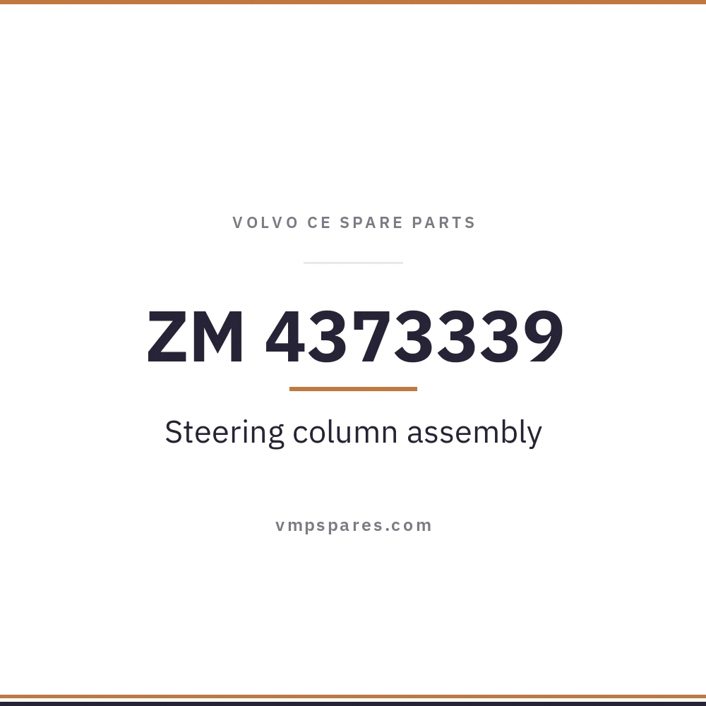 ZM 4373339 – Steering column assembly
