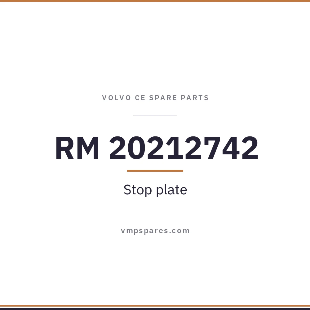 RM 20212742 – Stop plate