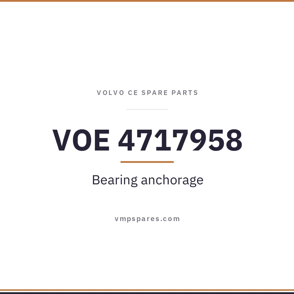 VOE 4717958 – Bearing anchorage