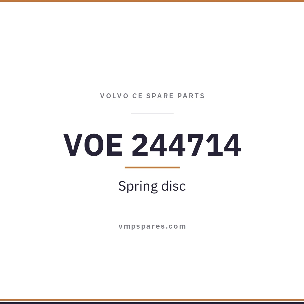 VOE 244714 – Spring disc