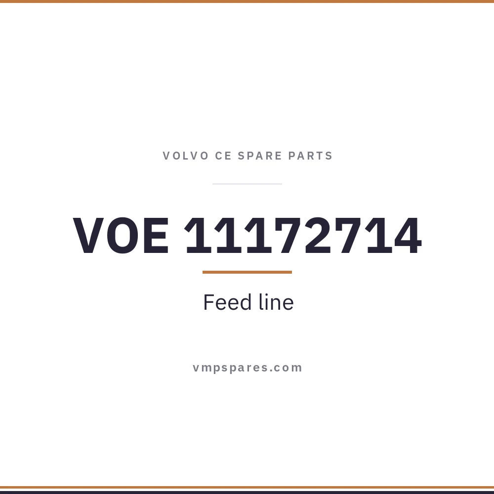 VOE 11172714 – Feed line