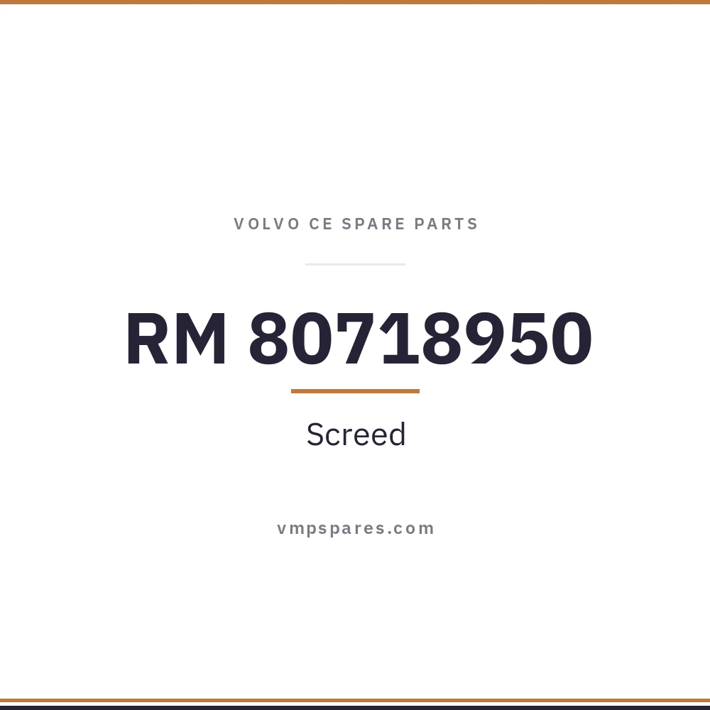 RM 80718950 – Screed
