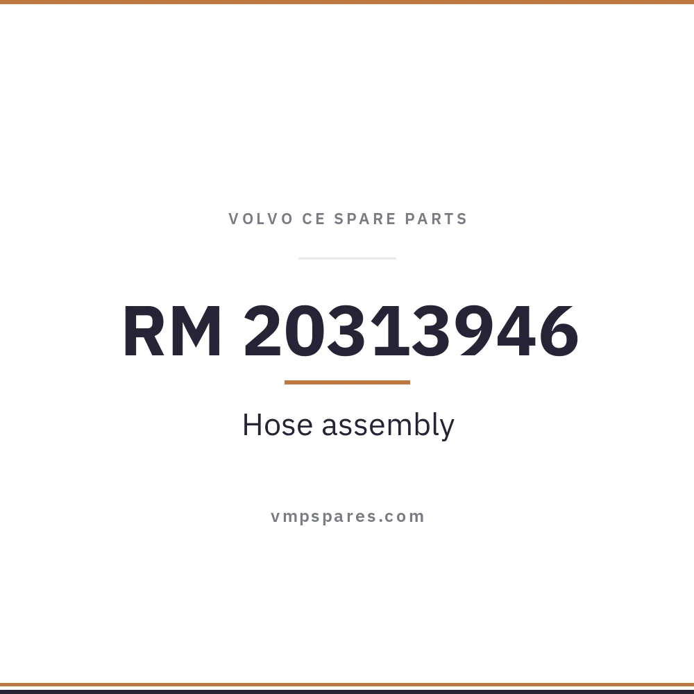 RM 20313946 – Hose assembly