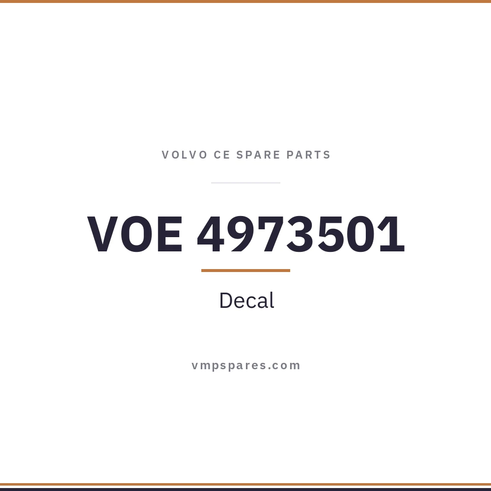 VOE 4973501 – Decal