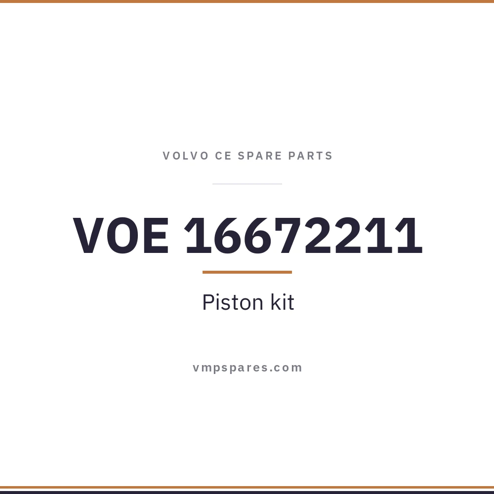 VOE 16672211 – Piston kit
