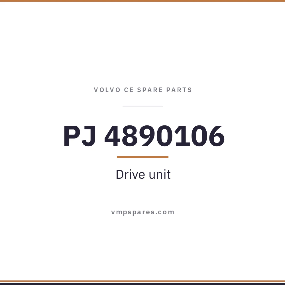 PJ 4890106 – Drive unit