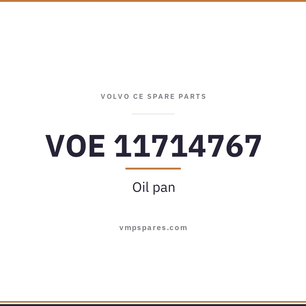 VOE 11714767 – Oil pan