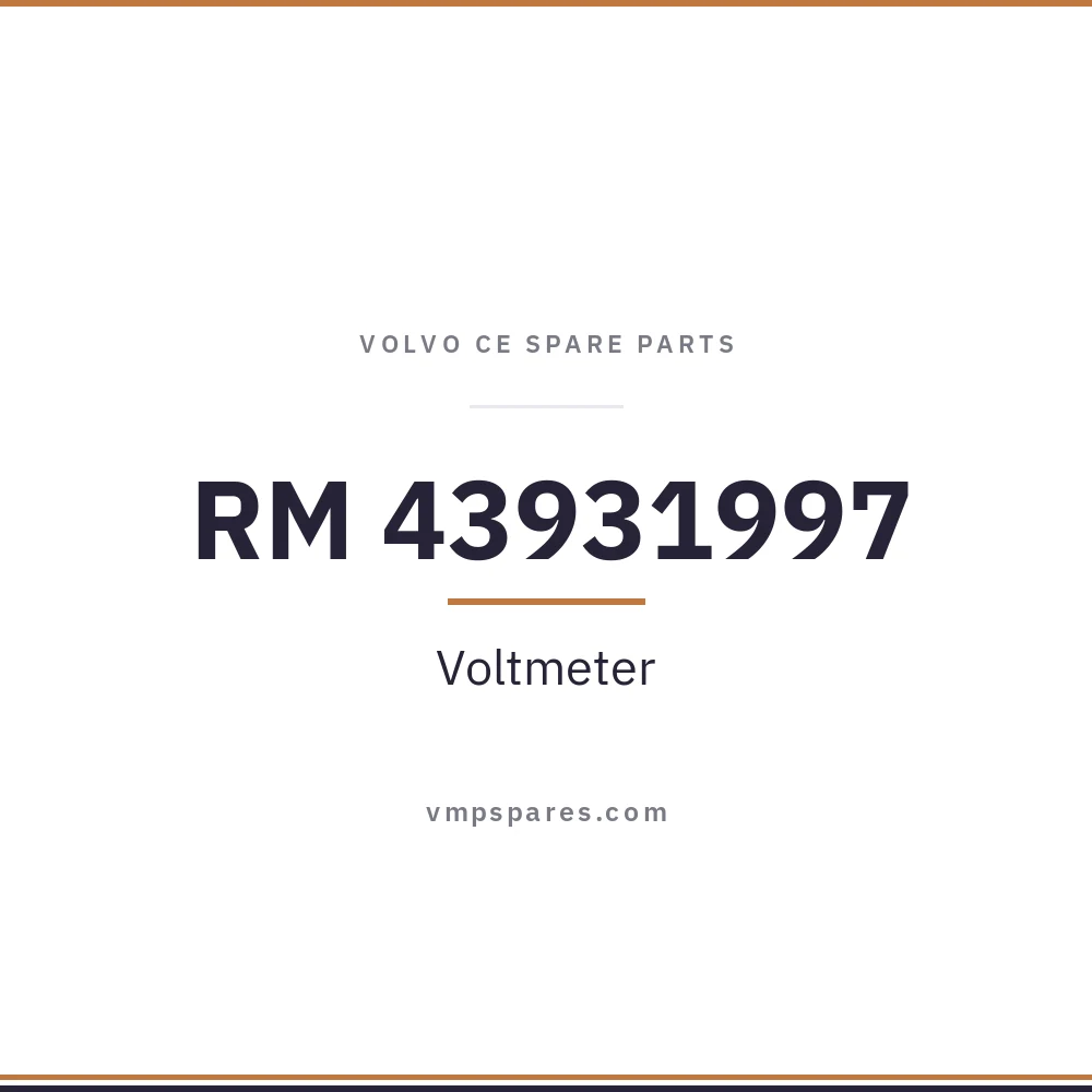 RM 43931997 – Voltmeter