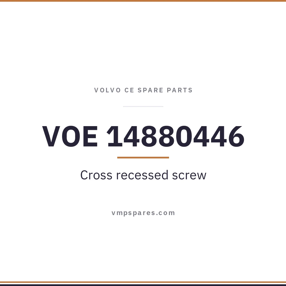 VOE 14880446 – Cross recessed screw