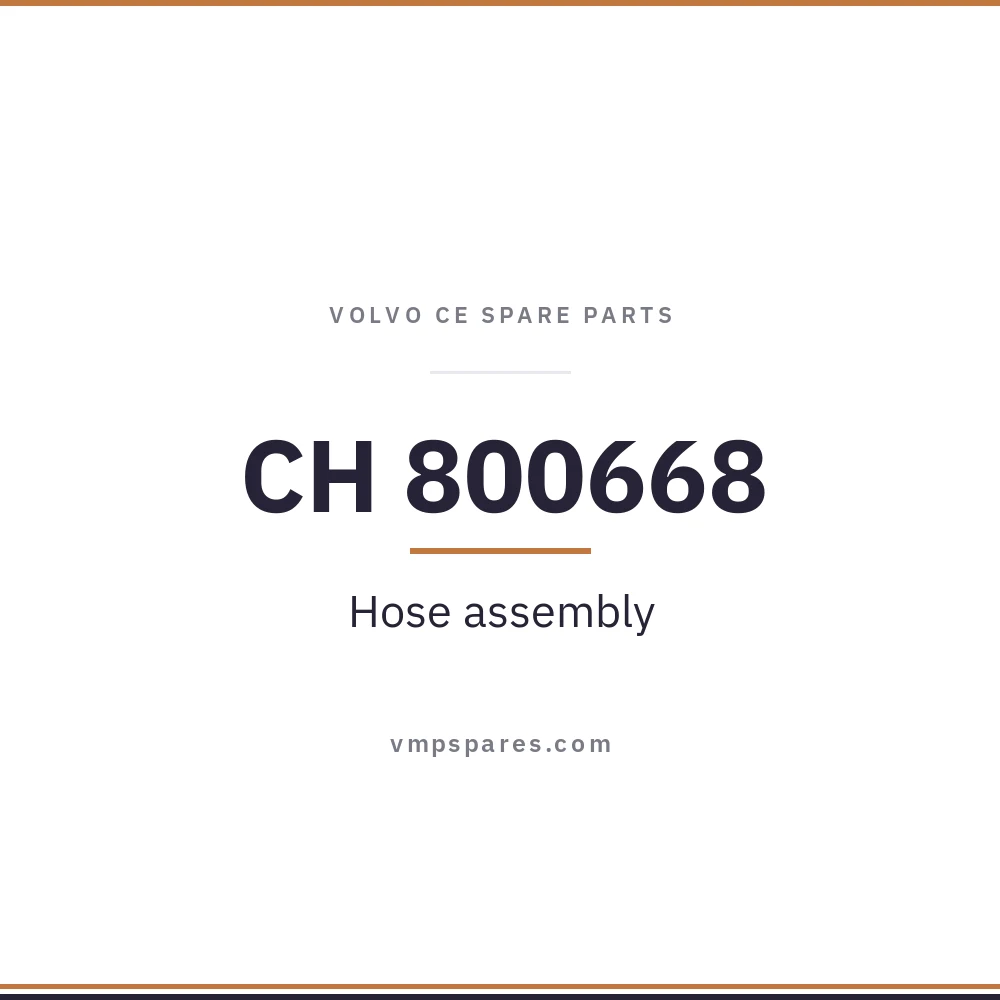 CH 800668 – Hose assembly