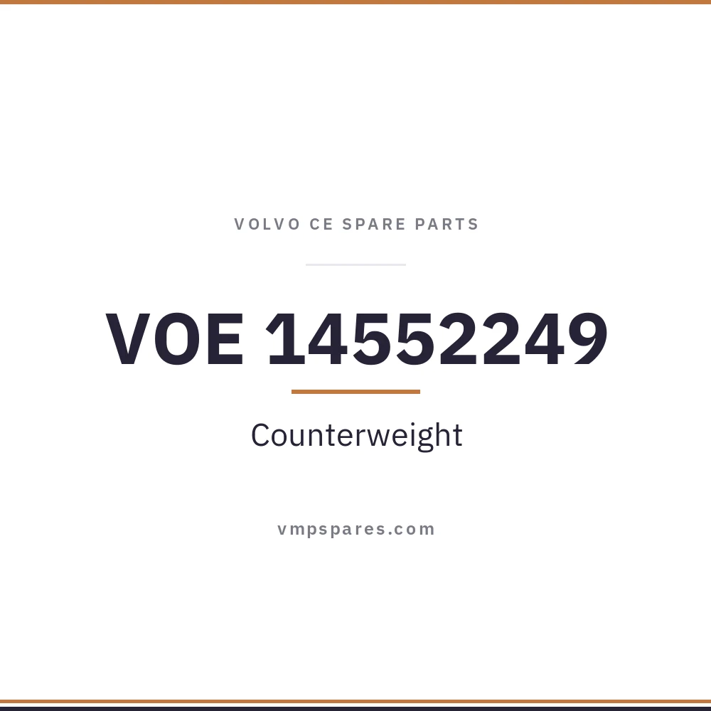 VOE 14552249 – Counterweight