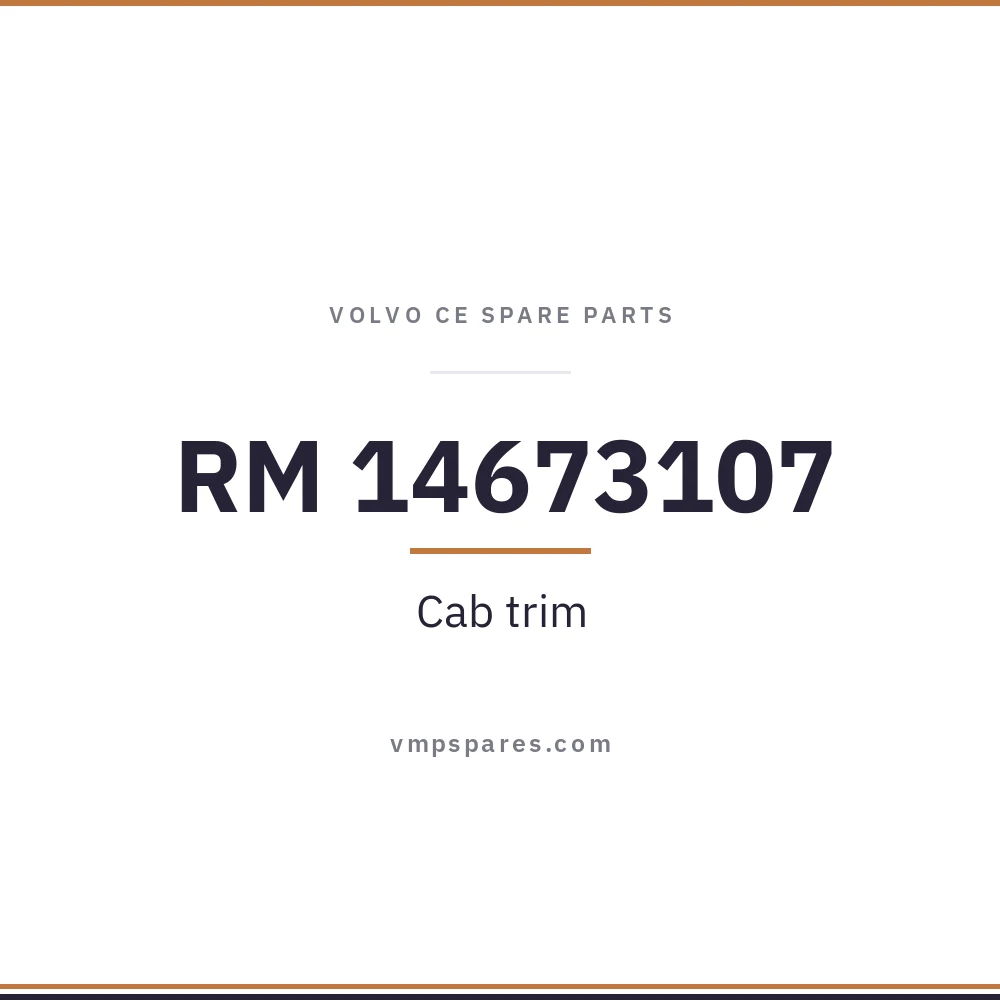 RM 14673107 – Cab trim