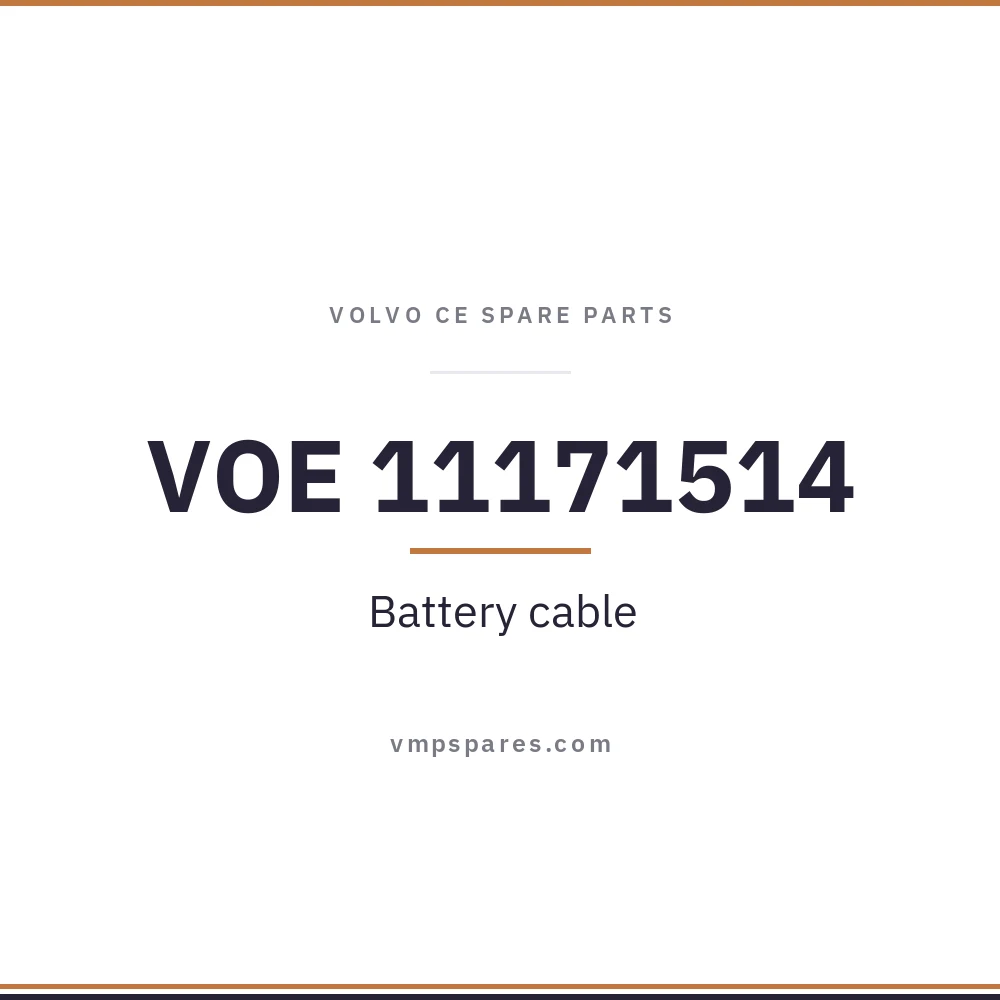 VOE 11171514 – Battery cable