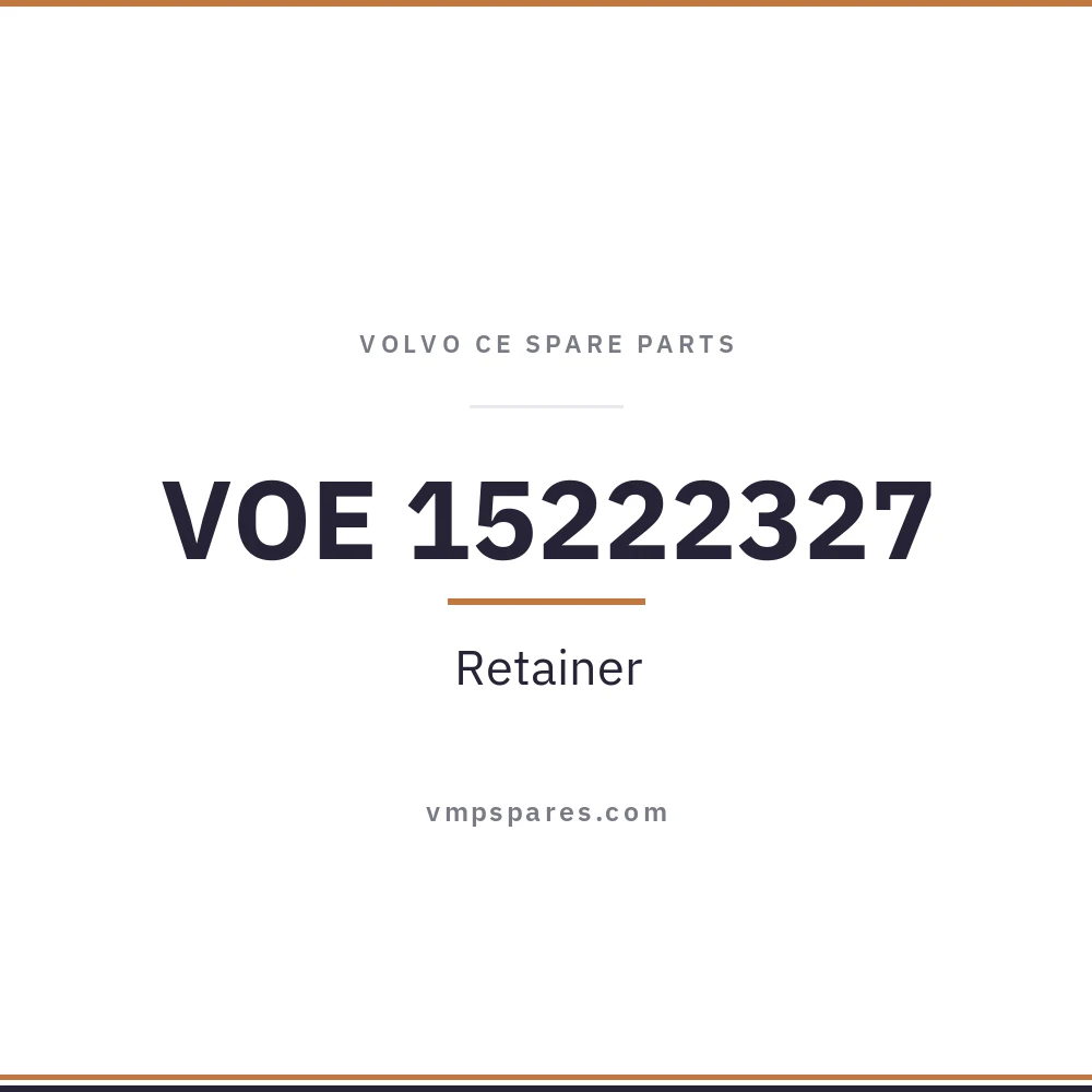 VOE 15222327 – Retainer
