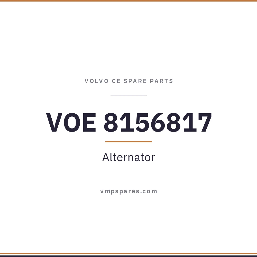 VOE 8156817 – Alternator