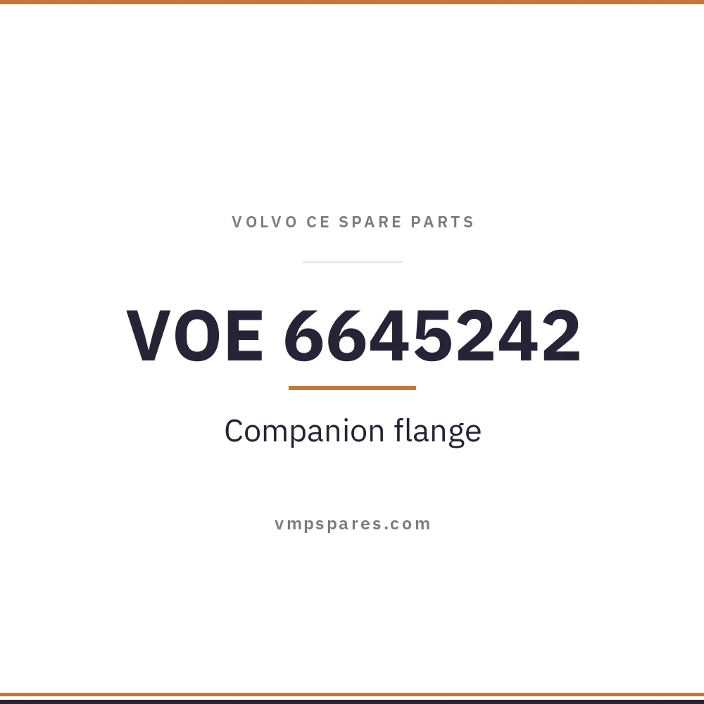 VOE 6645242 – Companion flange