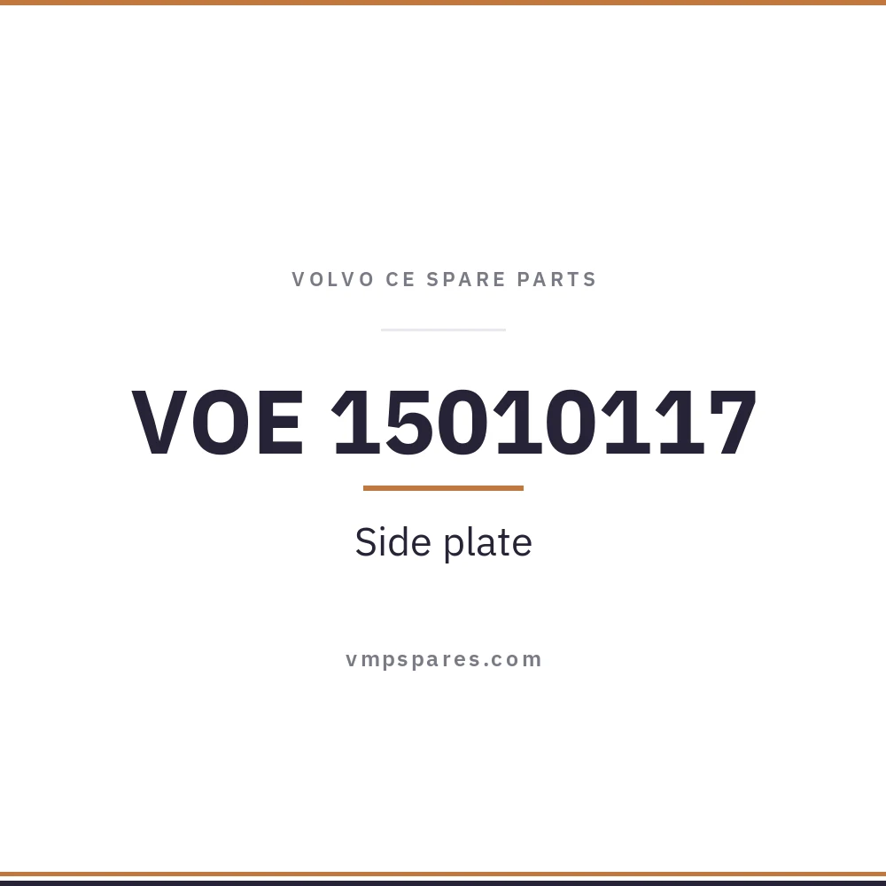 VOE 15010117 – Side plate