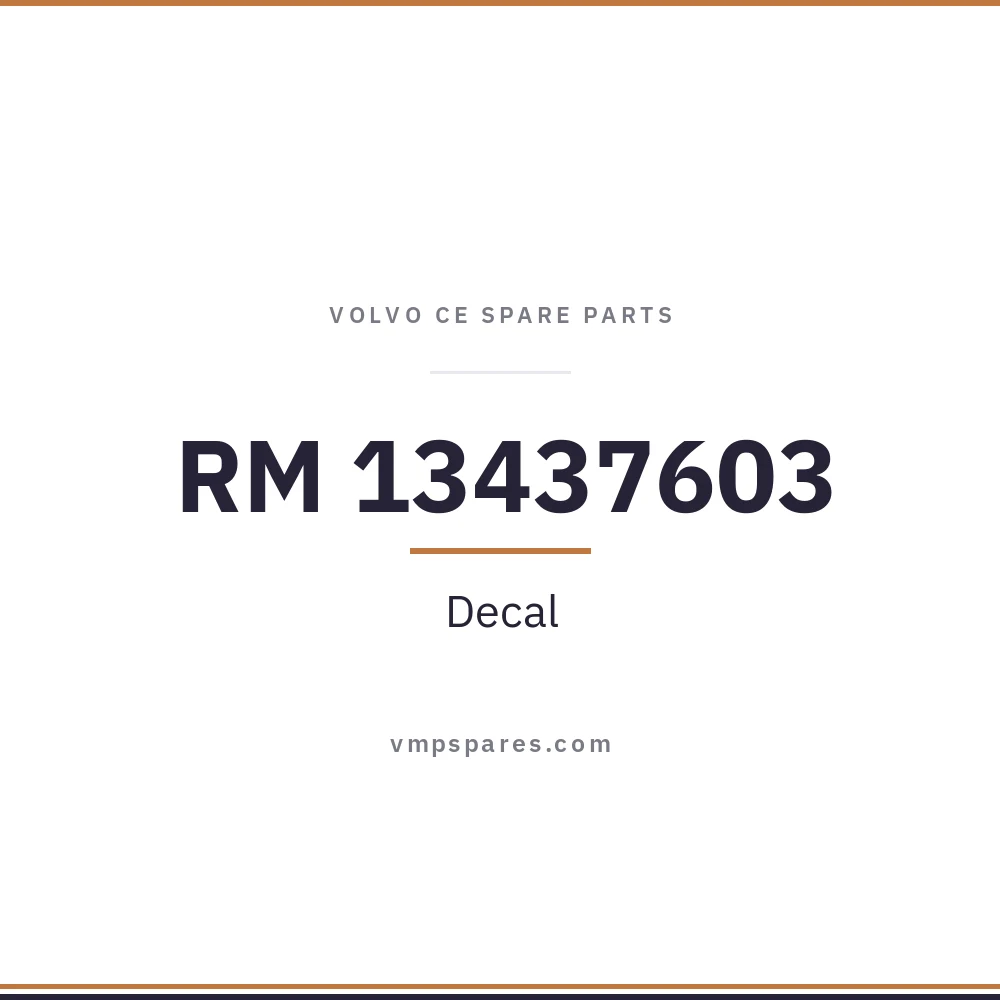 RM 13437603 – Decal