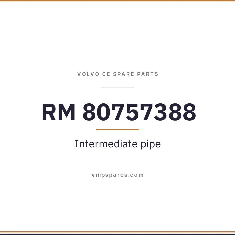 RM 80757388 – Intermediate pipe