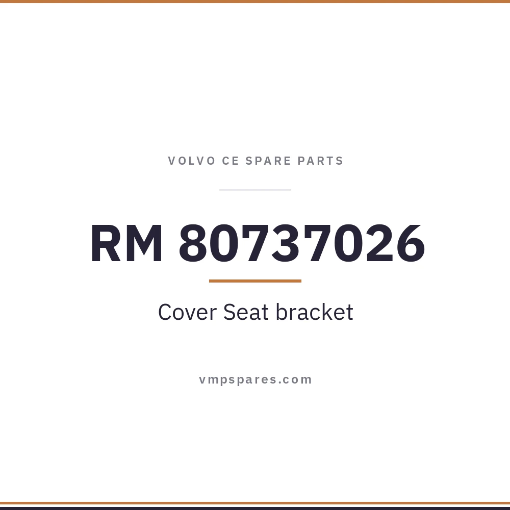 RM 80737026 – Cover Seat bracket