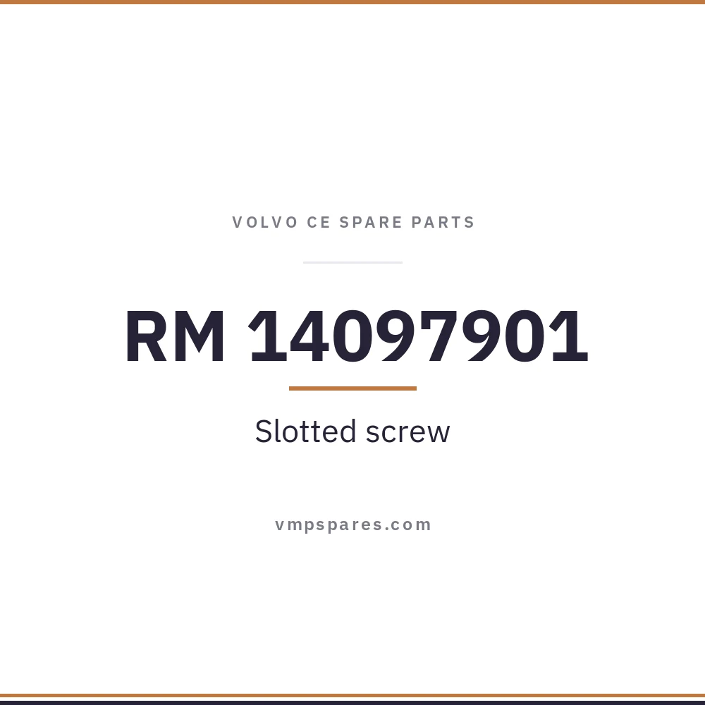 RM 14097901 – Slotted screw