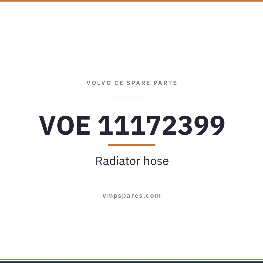 VOE 11172399 – Radiator hose