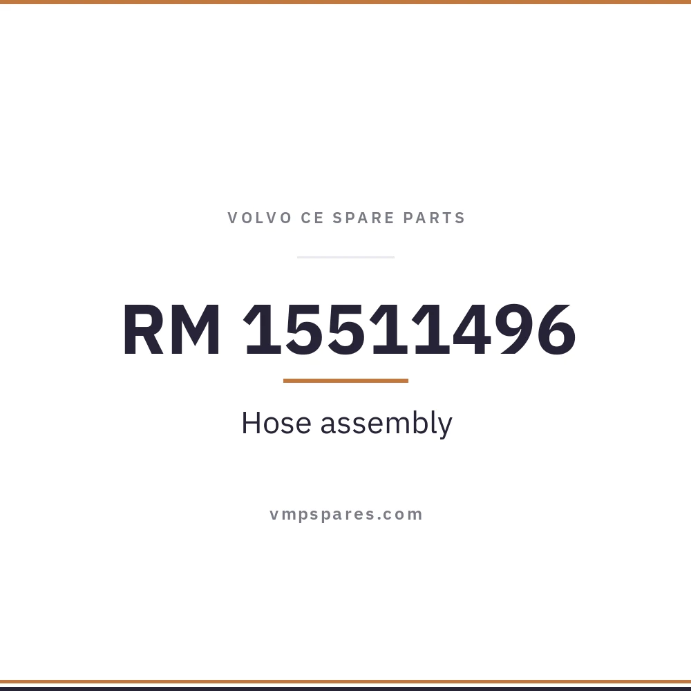 RM 15511496 – Hose assembly