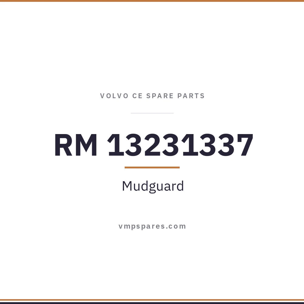 RM 13231337 – Mudguard