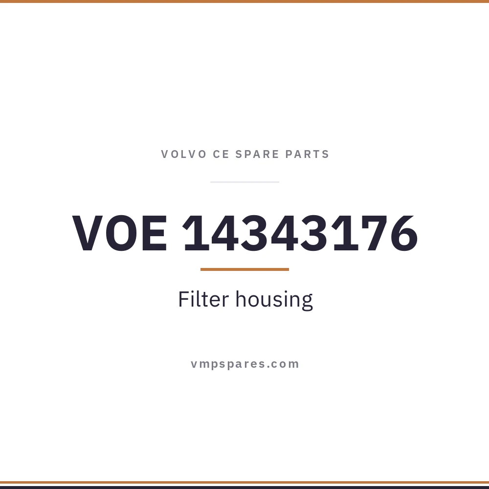 VOE 14343176 – Filter housing