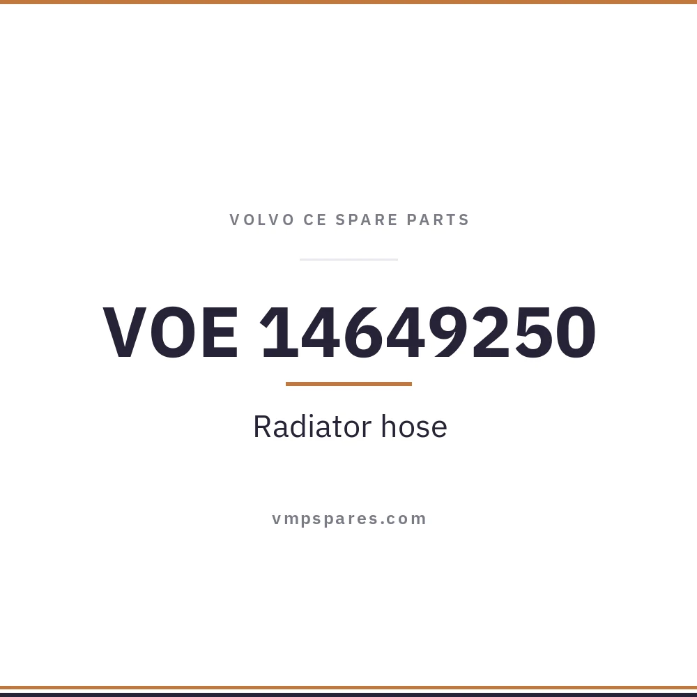 VOE 14649250 – Radiator hose