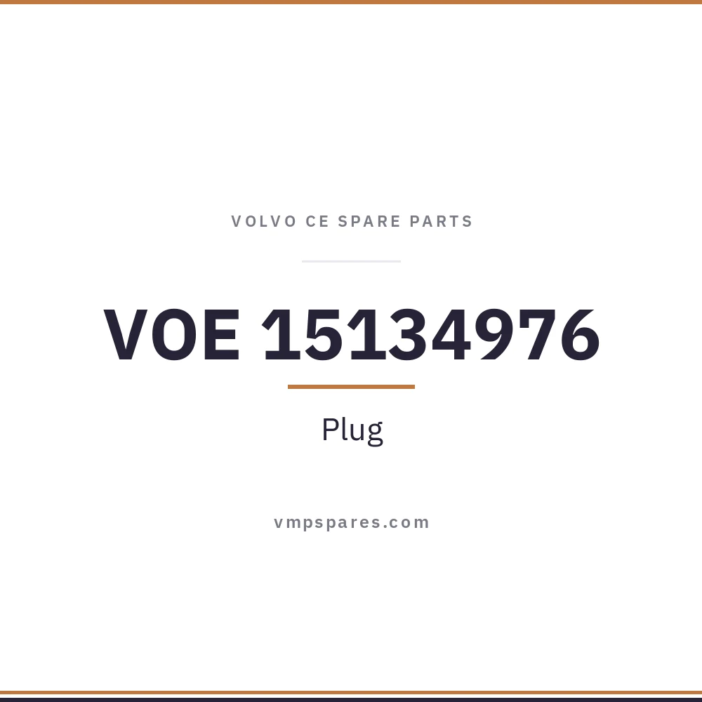 VOE 15134976 – Plug